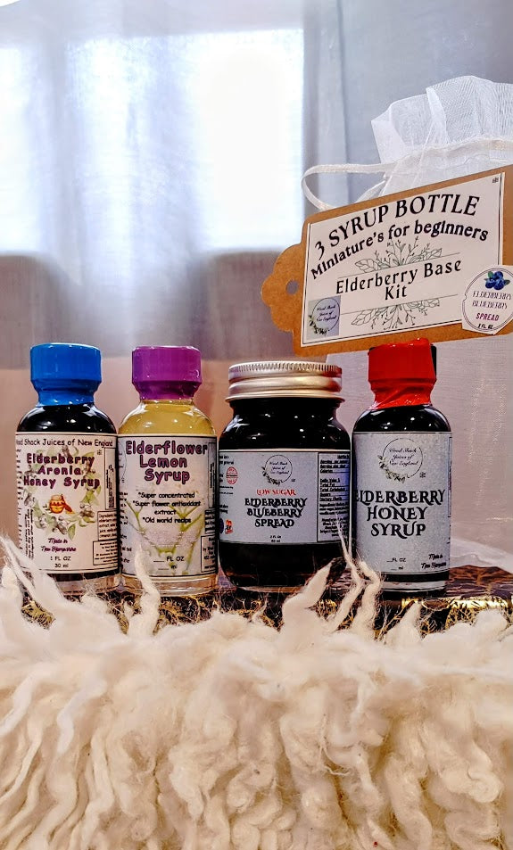 THE NEW & IMPROOVED ELDERBERRY BEGGINERS KIT - All 3 syrups + Spread