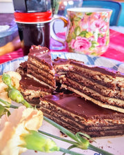 Walnut/Jam Layer Cake