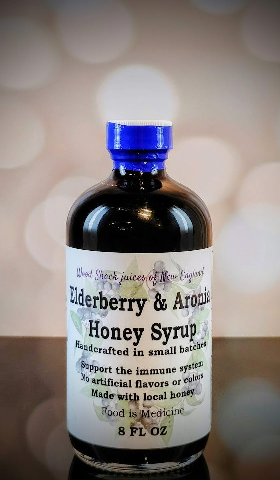 Elderberry Aronia with Honey Syrup 8 FL. Oz.