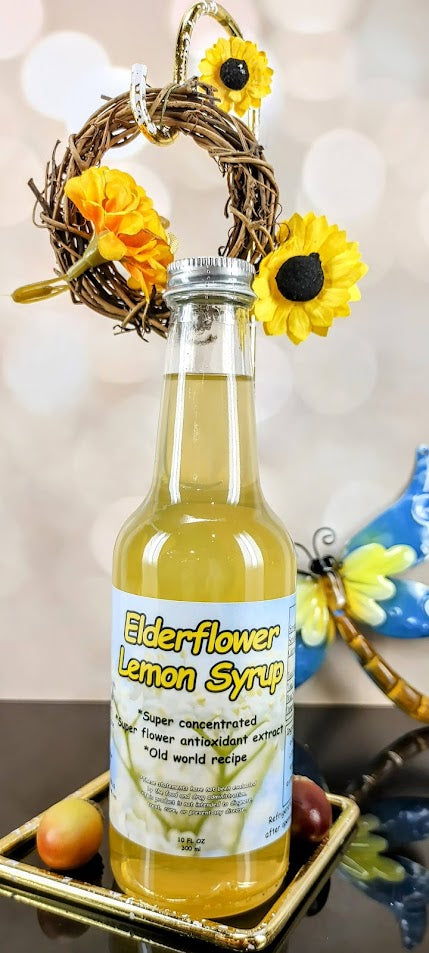 Elderflower Lemon Syrup 10 OZ