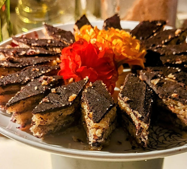 Walnut/Jam Layer Cake