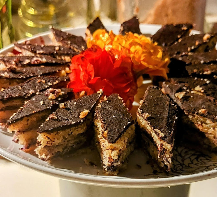 Walnut/Jam Layer Cake