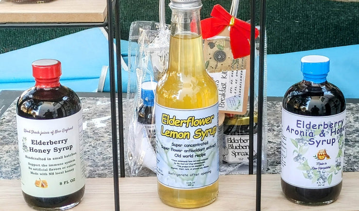 Elderberry Aronia with Honey Syrup 8 FL. Oz.