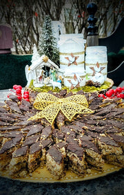 Walnut/Jam Layer Cake