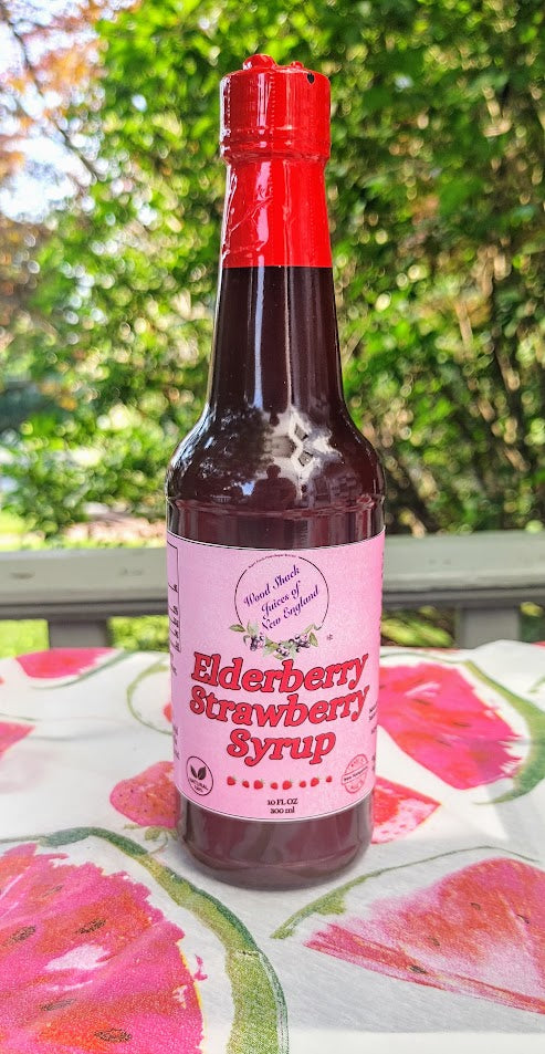 Elderberry Strawberry Syrup