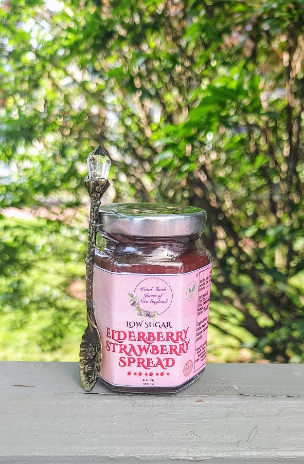 Elderberry Strawberry Spread - Low Sugar