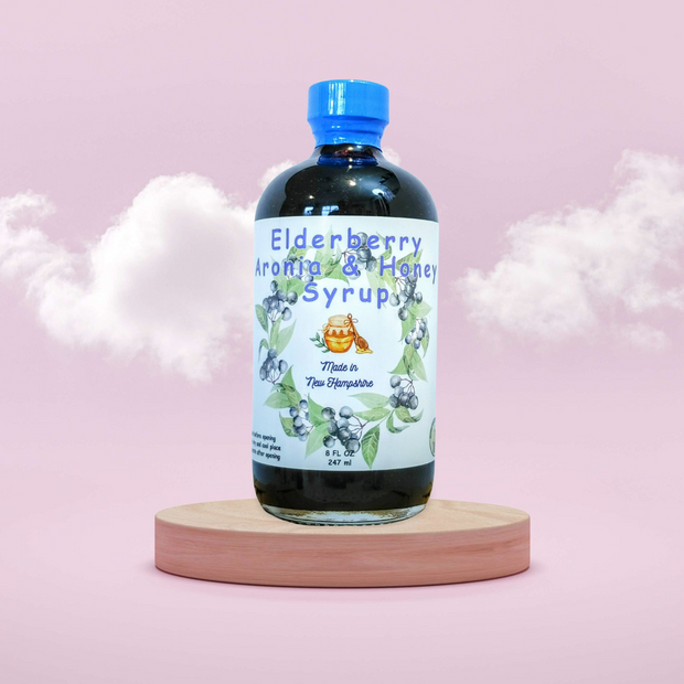 Elderberry Aronia with Honey Syrup 8 FL. Oz.