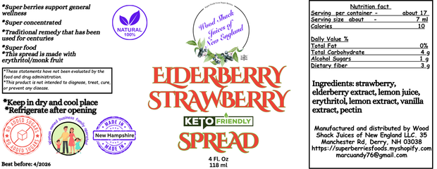 KETO- Elderberry Strawberry Spread